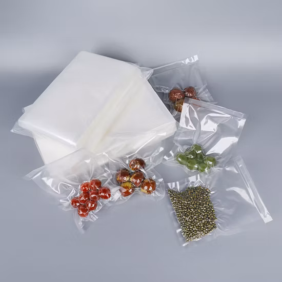7 Layer Embossed Plastic Bags 25X25cm, Vacuum Sealer Food Bag, Pre-Cut Household Packaging Bags; Sous Vide, Freezer Frozen Bags, Rolls