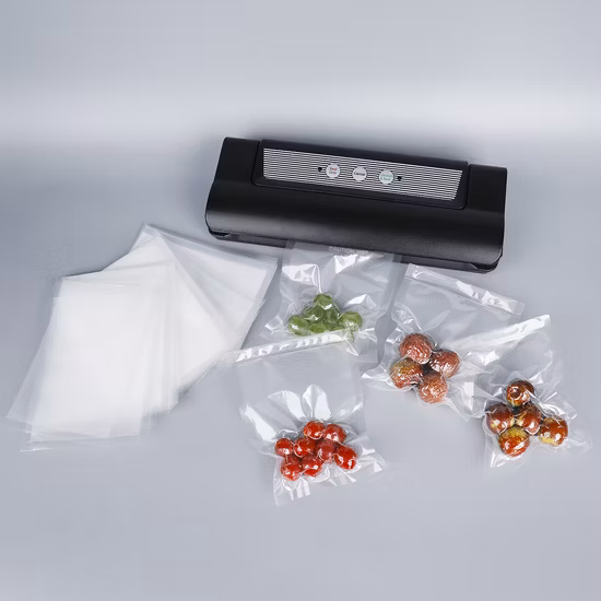 7 Layer Embossed Plastic Bags 25X25cm, Vacuum Sealer Food Bag, Pre-Cut Household Packaging Bags; Sous Vide, Freezer Frozen Bags, Rolls