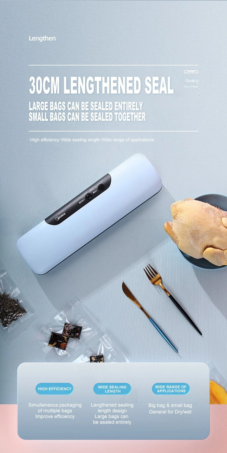 Ootd Food Saver Machine Sous Vide Vacuum Sealer