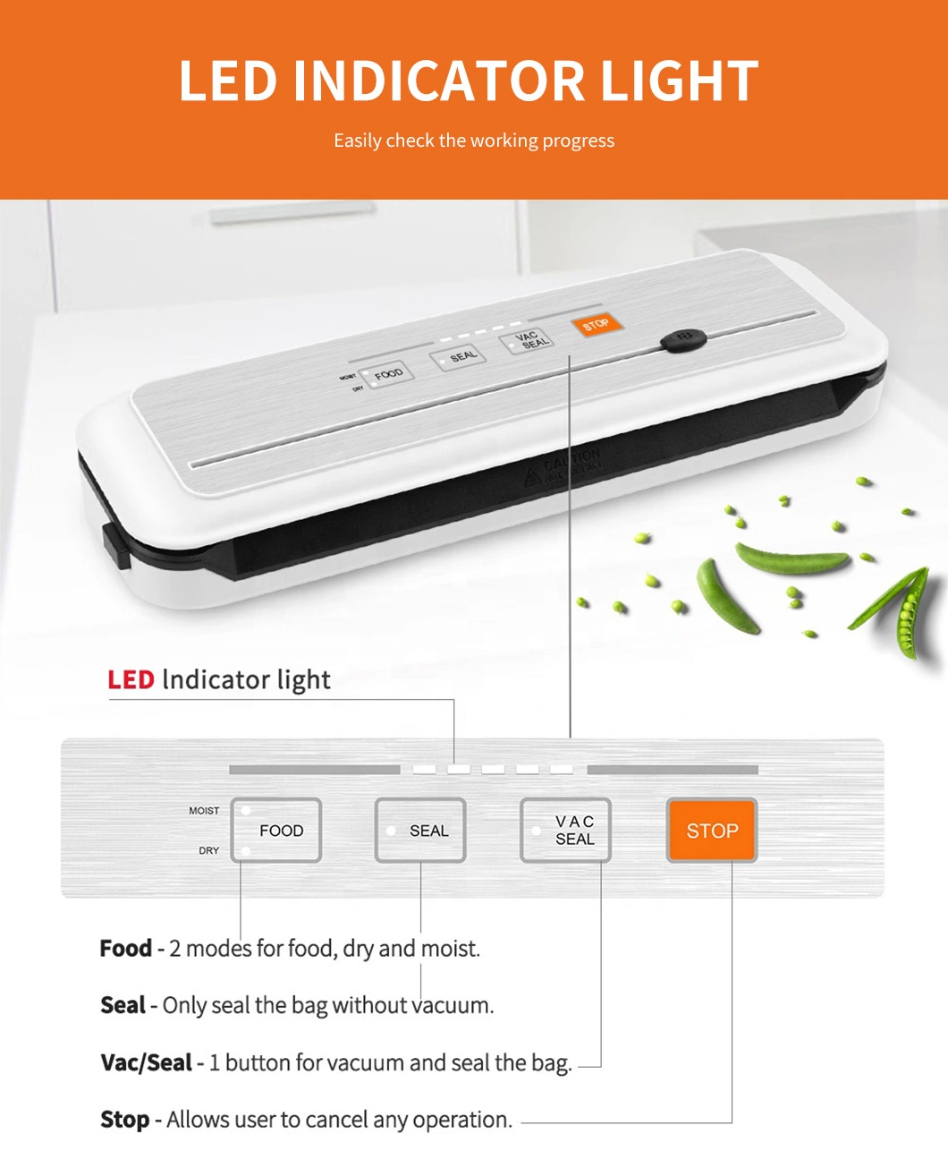 Fantastic New Space Saver Sous Vide Chef Vacuum Sealer From China Factory