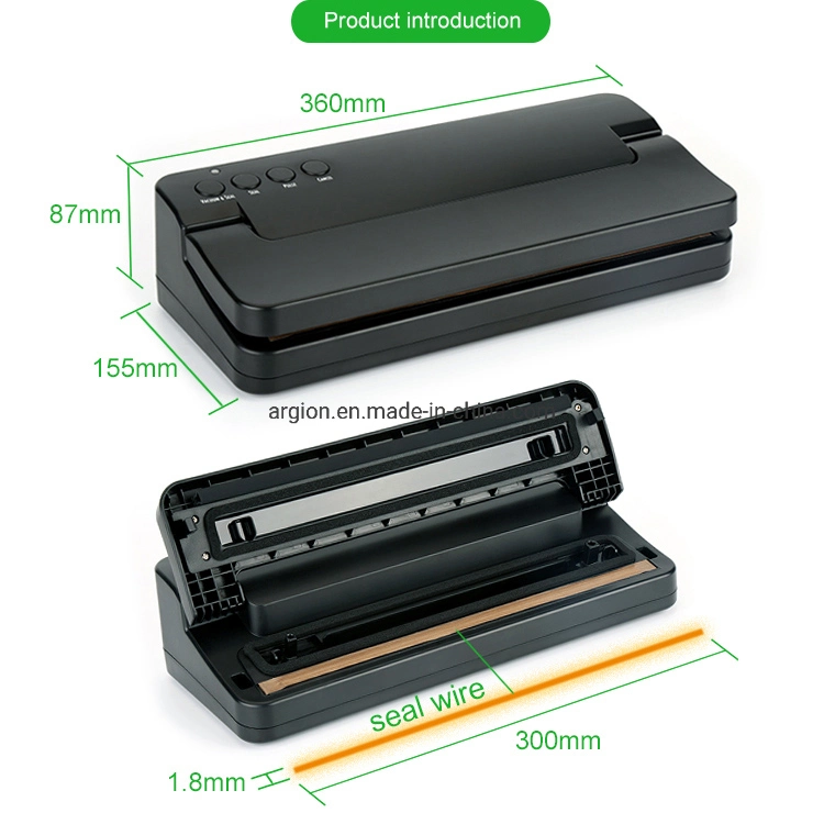 Hot Sell 30cm Household Vacuum Sealer with Big Power for Vacuum Sealing