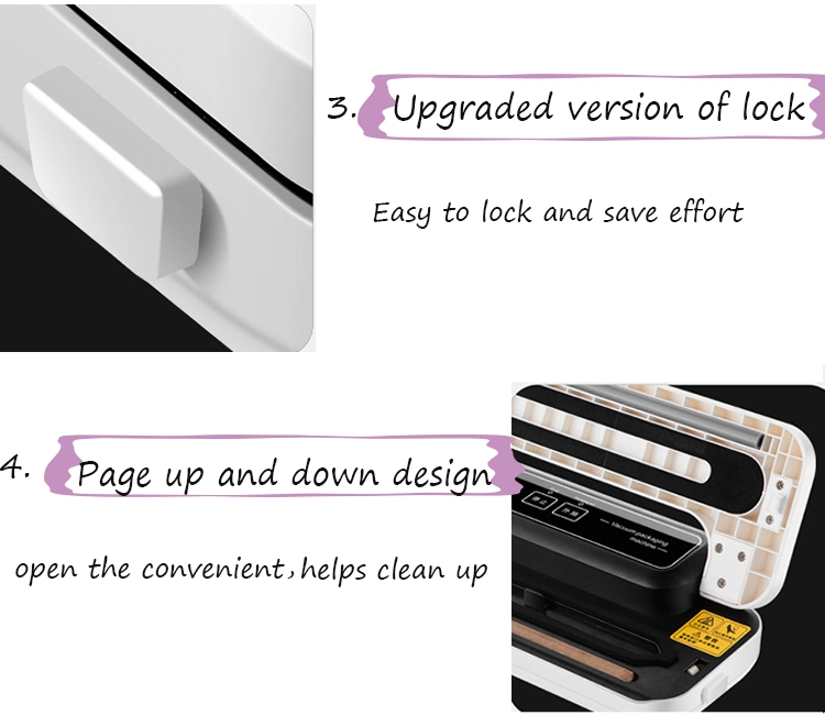 Dropshipping S Bags Seal Machine Vacuum Gold Automatic Seal Vacuum Home Vacuum Sealer for Food Fresh